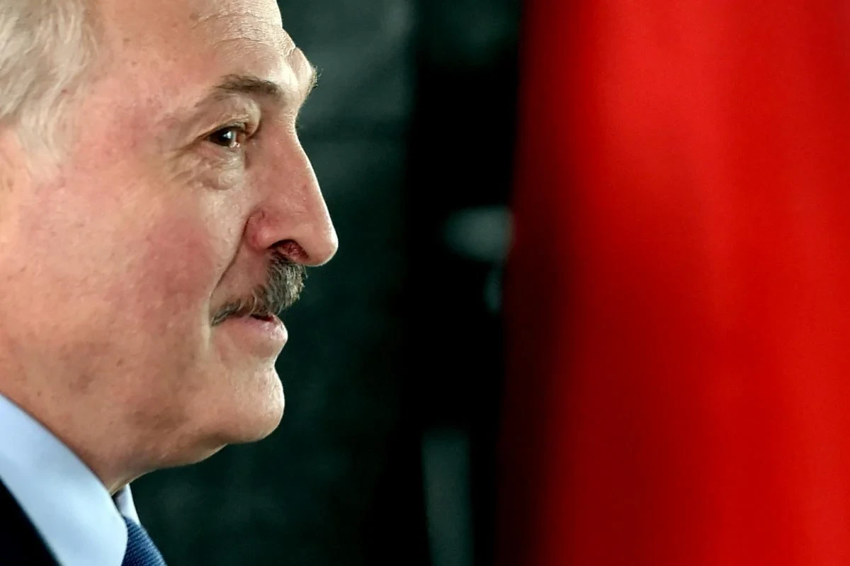 Олександр Лукашенко під час публічного виступу