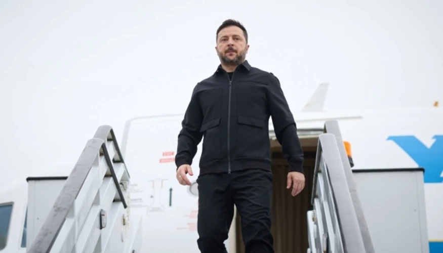 Зеленський прибув до Кишинева на святкування Дня незалежності Молдови