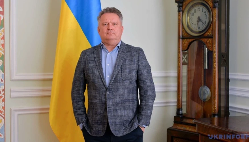 Сергій Кислиця під час інтерв'ю щодо угод Drone Deals та ракет-перехоплювачів PAC-3 для ЗРК Patriot